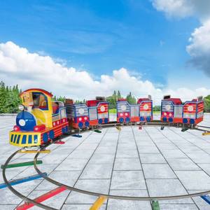 Train pour enfants Amusement Ride-On Train avec piste pour enfants Shopping Mall Playground - Product Image 1