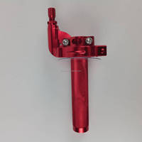 Poignée d'accélérateur universelle en aluminium CNC WANOU pour moto, 22 mm, pour moto tout-terrain, VTT, scooter