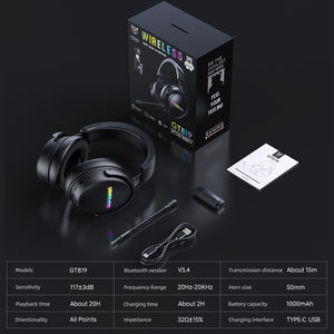 Auriculares para Juegos <span class=keywords><strong>ONIKUMA</strong></span> GT819 de Alta Calidad, Tri-modo <span class=keywords><strong>Bluetooth</strong></span>+2.4G+3.5mm, con Cancelación de Ruido, para Juegos Multiplataforma - Product Image 6