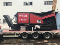 Mesin Penghancur Kayu Mobile Tugas Berat Baru, Penghancur Industri Otomatis, Mesin Penghancur Roda Gigi, Bantalan, Logam, Ban, Biomassa