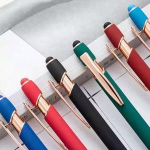 ปากกาสไตลัส 2 in 1 ระดับพรีเมียม สีโรสโกลด์ พร้อมโลโก้สั่งทำพิเศษ หัวปากกาแบบลูกกลิ้งนุ่ม สำหรับใช้เป็นของแจก - Product Image 3