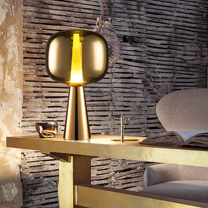 <span class=keywords><strong>Lampada</strong></span> da Comodino Contemporanea Art Deco Personalizzata con LED, <span class=keywords><strong>Lampada</strong></span> di Lusso Bianca per Camera da Letto - Product Image 1