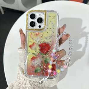 Funda Protectora para Teléfono 3 en 1 con Diseño Impreso en Epoxi y Cadena de Perlas, a <span class=keywords><strong>Precio</strong></span> de Mayoreo, para <span class=keywords><strong>OPPO</strong></span> Realme Narzo 90X 5G - Product Image 2