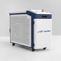 Mini équipement de nettoyage de surface au laser à fibre de 1500 W pour les applications de préparation des soudures et des pièces en acier des moules automobiles