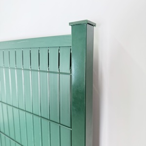 Panneaux de clôture 3D rigides en PVC pour jardin en plastique pour treillis métallique soudé - Product Image 6