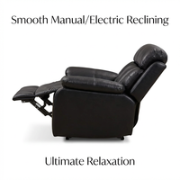 Canapés modernes Frank Furniture, canapés intelligents pour salon, ensemble de meubles pour la maison, fauteuil inclinable électrique avec alimentation USB, canapé en cuir LED