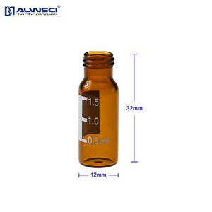 Frasco de Vidrio para Laboratorio de 2 ml, Vial de Vidrio para HPLC con Septo de PTFE/Silicona Natural - Product Image 6