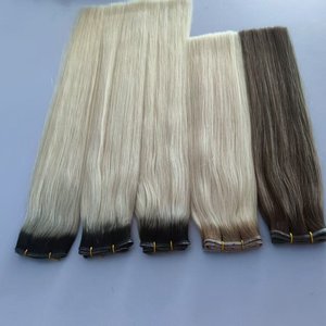 Butterfly Genius Double Drawn Virgin Natural Hair Extensions <strong>Invisible</strong> <strong>Weft</strong> with XO Skin Hole Seamless Injected for Salons - Product Image 4