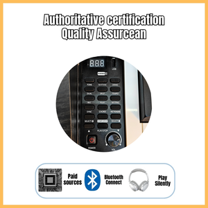 Bàn phím cơ 88 phím OEM với cơ cấu búa, loa HiFi <span class=keywords><strong>3D</strong></span>, kết nối Bluetooth kép & bộ khuếch đại không gây tiếng ồn |   Đặt hàng số lượng lớn GHB04 - Product Image 2