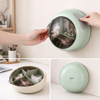 Nouveau Distributeur Mural Multifonctionnel pour Cuisine, Boîte de Rangement pour Films Alimentaires, Gants Jetables et Sacs de Conservation des Aliments