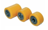 Roue à roulettes en polyuréthane DLPO, roues à roulettes en polyuréthane, roue à roulettes en fer avec roulements