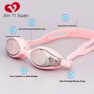 Factory Customize Kids Swim Goggles Child Anti-Fog UV Protection Waterproof Swimming Training <b>Pool</b> <b>Accessories</b> - Product Image 4