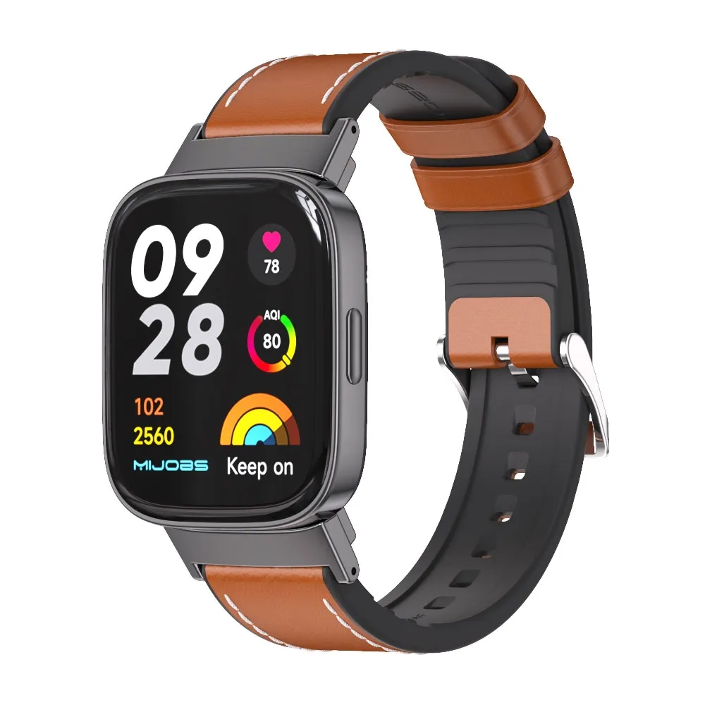 Para Redmi Watch 3 Mijobs TPU Couro Durável Moda Watch Band Preço de fábrica Alta qualidade