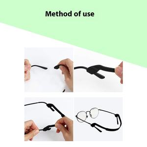Vente en gros, chaîne de lunettes fixe anti-chute en silicone antidérapante pour enfants - Product Image 5