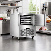 Congélateur à air pulsé à une porte en acier inoxydable -45°C ° C pour l'industrie de la crème glacée : Matière première pour congélation rapide à basse température
