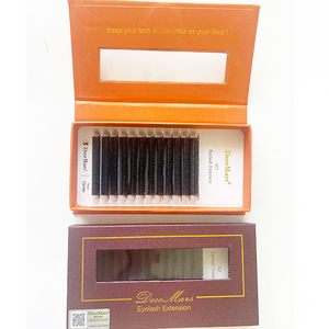 DeceMars Precio al por Mayor Suministro de Fábrica Comprimento Da Mistura De <span class=keywords><strong>Cachos</strong></span> D Pestañas Hechas a Mano Calidad Superior 4D W - Product Image 5