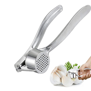 Picador Manual de Verduras para Cocina, Prensa Manual de Ajo de Acero Inoxidable, Pelador y Triturador de Ajo - Product Image 3