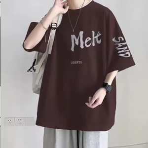 T-shirt da uomo grassa e grassa, in cotone 100%, grosso e grosso, taglie da 200 e 300 da uomo - Product Image 5