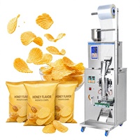 Machines d'emballage automatiques pour petites entreprises, 15 sachets/min, machines d'emballage multifonctions pour chips de banane et de pomme de terre