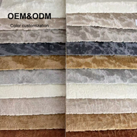 Tissu de canapé jacquard uni de qualité supérieure, motif personnalisé pour meubles de luxe