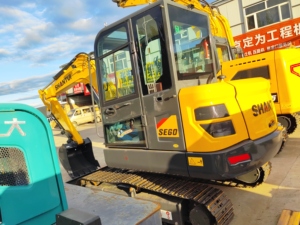 Vente directe usine Chine : Nouvelle mini-excavatrice sur chenilles Shantui SE60 de 6 tonnes, excavatrice hydraulique lourde à vendre - Product Image 3