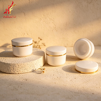 Pot vide en plastique PP personnalisé OEM/OED de 10g avec bouchon à vis pour gel de construction, pot rond pour crème capillaire et cosmétique