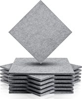 Panneau insonorisant en fibre de polyester pour salon, protection environnementale intérieure, isolation acoustique décorative