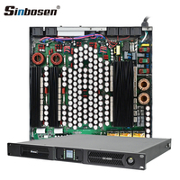 Amplificateur Sinbosen bon pour Subwoofer 2ohms Studio Master Professional 2 canaux 10000w amplificateur de puissance affichage de la température
