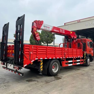 Camion grue Dongfeng 4x2, grue télescopique de 8 tonnes, hauteur de levage maximale de 15 mètres, plateau de 6 mètres, garantie internationale - Product Image 1