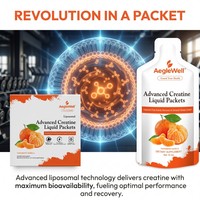 Aeglewell Sachet de créatine liquide à dose unique - Créatine à absorption rapide pour la musculation et l'entraînement