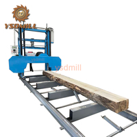 Scierie mobile automatique YSDMILL à prix abordable, scie à ruban à moteur essence, scierie portative
