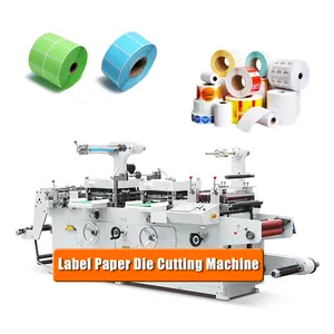 Automatic Adhesive Label Laminating Aluminum Foil Cold Foil Stamping Flatbed Die Cutting Machine For Sale