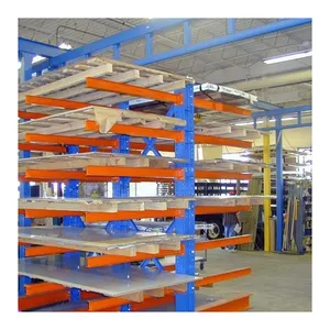 China Nanjing Manufacturer Custom Storage Shelves Long Tube material Metal Heavy Duty Cantilever Rack