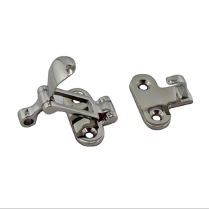 Pince de fixation anti-tintement pour trappe de bateau en acier inoxydable 316 - Loquet de porte de qualité marine poli miroir pour yachts et voiliers - Product Image 5