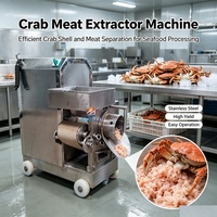Machine professionnelle automatique de séparation de la chair de crabe, machine de décorticage de la chair de crabe pour l'utilisation en usine alimentaire