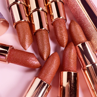 Lipstik Matte Solid Wanita Berpigmen Warna-warni, Melembapkan, Ukiran Tradisional, Rebranding, Label Baru dari Supplier