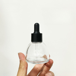 Creative 30ml Flat Water Drop Cone <strong>Essential</strong> <strong>Oil</strong> Dropper Bottle <strong>Walnut</strong>/Olive <strong>Oil</strong> Perfumed Serum Packaging Free Sample - Product Image 4