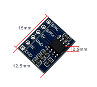 Module amplificateur monocanal 5W avec puce vocale CH03D, tension d'alimentation 5V, petite taille, grand volume, haute qualité et fidélité