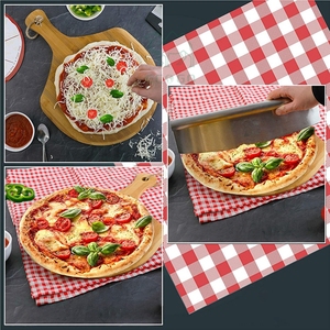 Venta al por mayor <span class=keywords><strong>Original</strong></span> <span class=keywords><strong>Pizza</strong></span> Peel Hanging Hole Cutting Board <span class=keywords><strong>Pizza</strong></span> con cortador Slicer <span class=keywords><strong>Pizza</strong></span> Board - Product Image 6