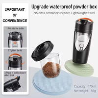 Bouteille shaker électrique personnalisée sans BPA en Tritan 25700, 650 ml, rechargeable par USB, mélangeur de protéines, bouteille d'eau pour le sport, la gym et la remise en forme