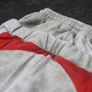 Oversized Men's Hoodie Set Gray Drip Print Cotton French Terry Casual Sweatshirt Pants With Logo Front Pocket Autumn Wear - Product Image 5