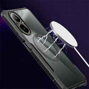 Custodia Anti-Ingiallimento in TPU e PC con Airbag Trasparente e Sottile <span class=keywords><strong>per</strong></span> <span class=keywords><strong>Realme</strong></span> C75 5G, Compatibile con C73 C71 C67 C65 C63 C61 C55 C53 C51 C35 C31 - Product Image 5