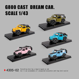 Modellino Auto Fuoristrada G800 a Tre Porte in Plastica <span class=keywords><strong>1</strong></span>:43, Veicolo Giocattolo a Retrocarica per Bambini, Regalo per Ragazzi e Ragazze - Product Image 4