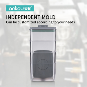 Hộp đựng đồ ăn nhẹ bằng nhựa tiết kiệm không gian, không chứa BPA, có thể xếp chồng lên nhau, được LFGB phê duyệt, bảo quản thực - Product Image 5