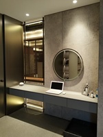 Table de toilette au design personnalisé et élégant, en bois de haute qualité et luxueux, ensemble de meubles pour chambre d'appartement