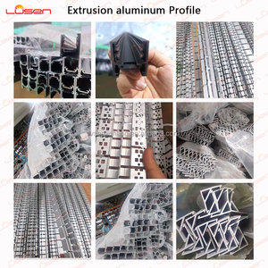 Profilé en aluminium plâtre LED pour mur et coins de table 1m 2m 3m bande LED éclairage série 6000 finition anodisée LS-100 - Product Image 3