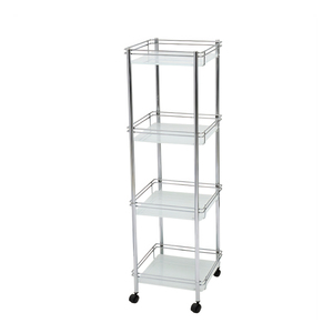 Industrial-Style 4-Level Storage Cart for Home Office & <b>Kitchen</b> - Product Image 1