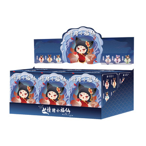 Yu Mo กล่องตุ๊กตานางฟ้าตาบอดอารมณ์ดี12ชิ้น, ชุดของขวัญสะสมตกแต่งโต๊ะ - Product Image 5