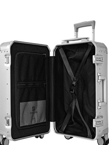 Valise de voyage Panlong en aluminium avec serrure à combinaison, 4 roues, légère, imperméable, design unisexe, 20 pouces, polyester - Product Image 5