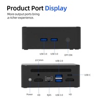 Mini PC Morshow I5-12450H, Gráficos Iris Xe, DDR4 de Doble Canal, SSD de 128G/256G/1TB, Pantalla Triple 4K, LAN 2.5G, WiFi6, BT 5.2, Win11